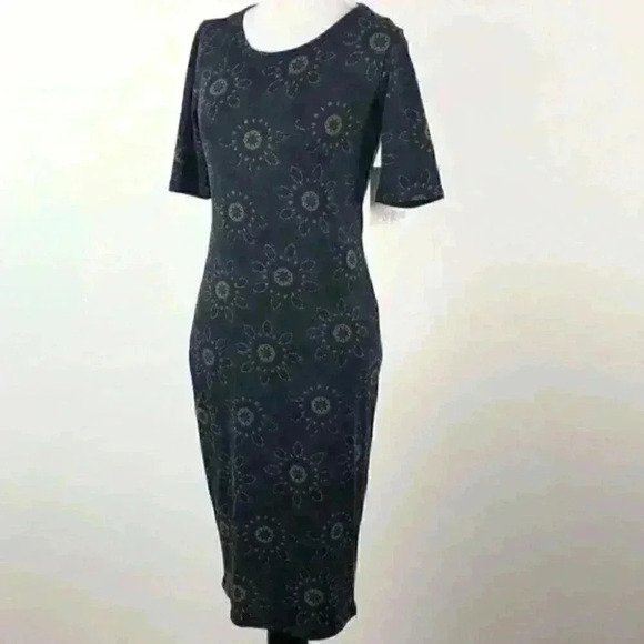 Lularoe Julia dress sz XS 00-0 pencil 3/4 sleeve - Picture 10 of 10